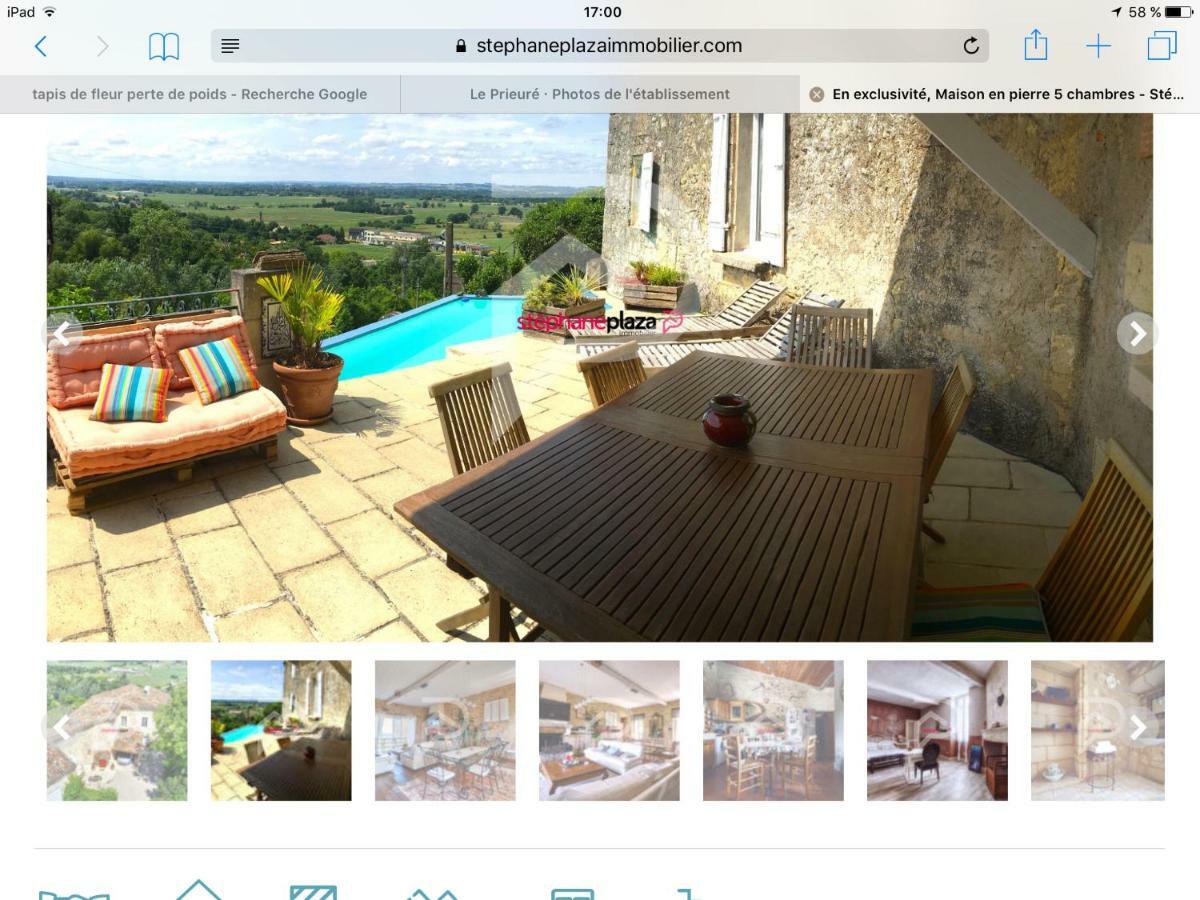 Le Prieure Bed and Breakfast Saint-Pey-de-Castets Esterno foto